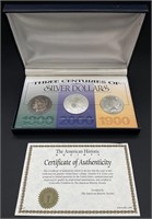 3 Centuries of Silver Dollars Set