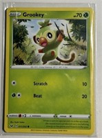 6 Pokémon Sword & Shield Grookey Cards 011/202!