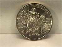 1 Ounce .999 Fine Silver Round - Prospector