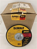 (10x bid) New Dewalt 9in grinder wheels with hubs