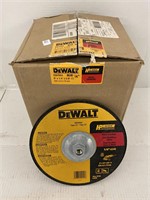 (10x bid) New Dewalt 9in grinder wheels with hubs