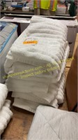 3 ct. White Bath Towels, (Used)