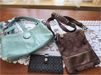 Coach Purses and wallet.