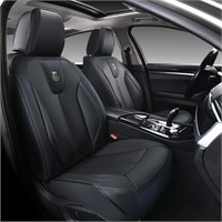 Aupaver Leather Front Seat Covers, Waterproof Sea
