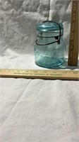 Atlas E-Z Seal  Aqua Colored Jar