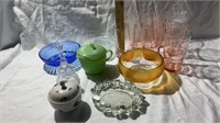 Candy Dishes, Glasses, Bell, Ashtray, Covered
