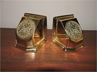 Va Metal Crafters US Navy Brass Bookends
