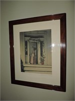 Signed Hand Tinted Photo by Wallace Nutting