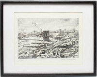 Joseph Margulies NY Cityscape - Bridges Etching