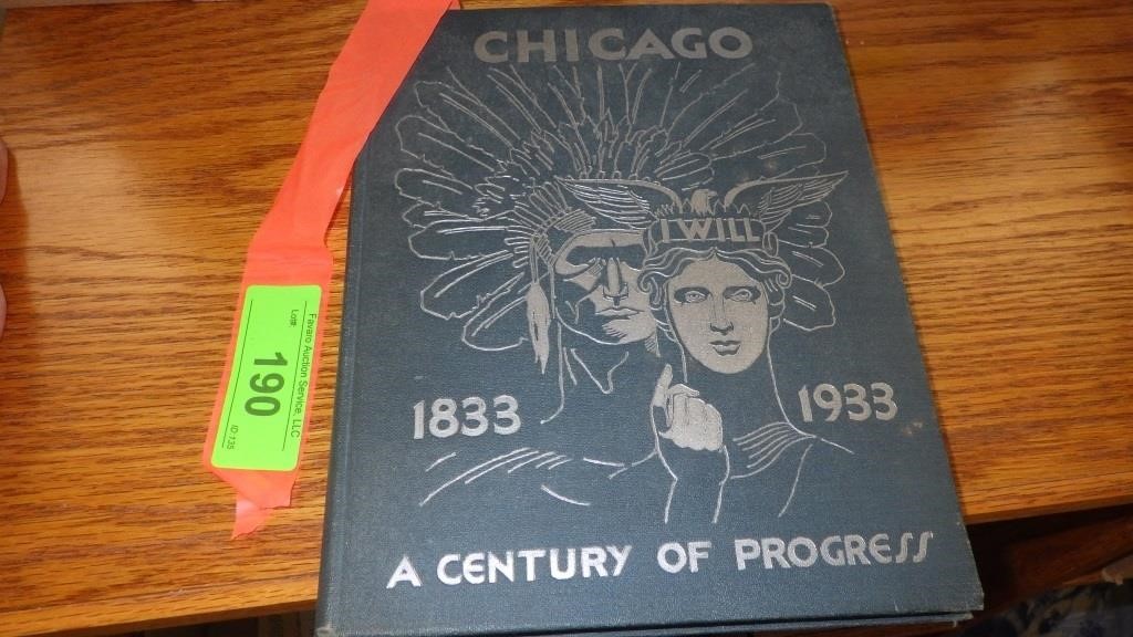 1933 CHICAGO CENTURY OF PROGRESS BOOK