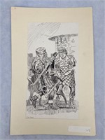 AD&D “Knights Practicing” Signed Print