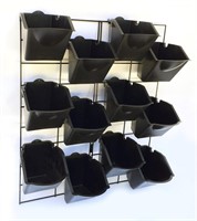 SEALED $120 12 Pot Wall Planter