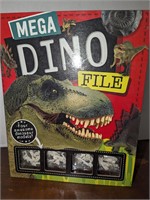 Mega Dino File Book And Model Kit New