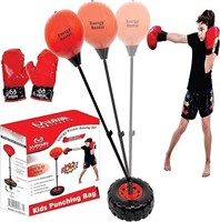 Punching Bag for Kids & Teens Incl Boxing Gloves