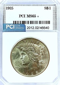 1925 Peace Silver Dollar MS-65 +