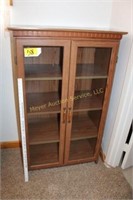 Glass front cabinet 48 1/2" T