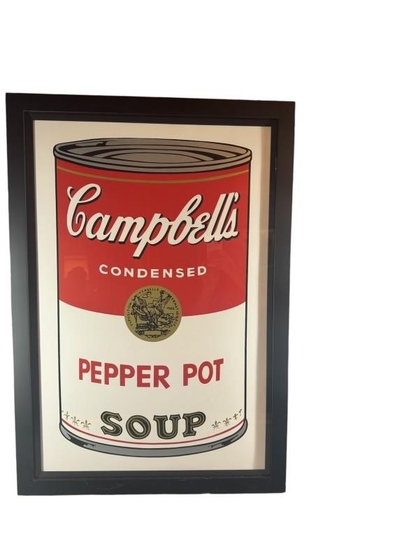 Andy Warhol "Pepper Pot" Screenprint on Board