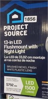 13" LED FLUSHMOUNT WITH NIGHT LIGHT