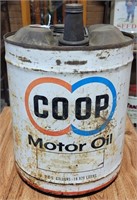 CO-OP MOTOR OIL GAS CAN