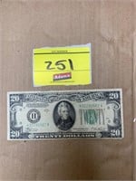 GREEN 1934, 20 DOLLAR BILL