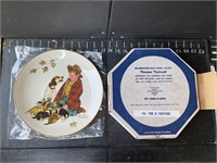 Norman Rockwell fall plate