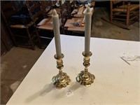 Vintage Brass Candlesticks