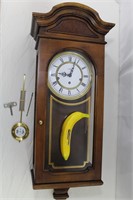 Howard Miller Wooden & Glass Wall Clock