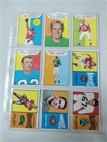 Qty 9 1964-65 Incl Jerry Keeling