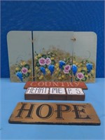 Wooden Signs Hope Country And More