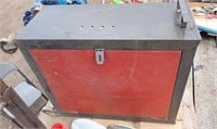 BASE FOR TOOL BOX, SAFETY FLARES, SPOOLS OF