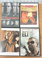 DVD lot, hard bounty, in treatment, book of Eli