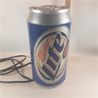 Miller Lite shimmering beer can light