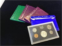 1969,1984,1992 & 1995 US Mint Proof Sets