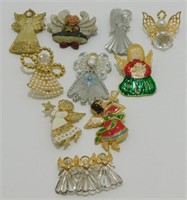 10 Angel Pin Brooches