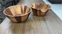 Two Beautiful Large Size Salad Bowls.  
Never