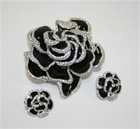 Joan Rivers Brooch Set