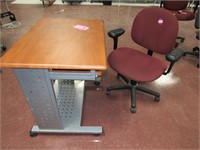 Rolling Desk and Chair