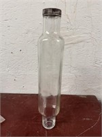 Antique Rolling Pin Glass Bottle