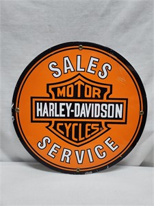 Harley Davidson Advertising Sign