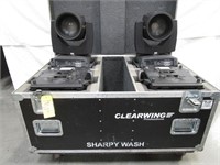 LOT (4) Clay Paky Sharpy Wash Moving Lights w/ R &