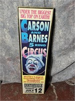 Carson & Barnes Framed Circus Poster