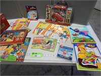 Puzzles, books and activity items