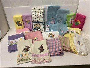 Easter Dish Towel Pairs - Large Lot