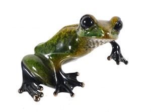 FROGMAN Tim Cotterill Bronze Frog "Gem"