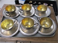 Coin Silver 916 cup & saucer set