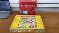 Adverteasing and Battle of the Sexes Board Games