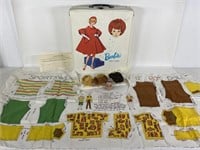 1963 Barbie Doll Case, Clothes Pattern & Wigs