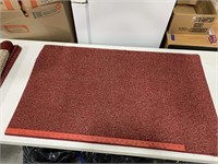 Rugs Maroon with some cream. 60x21. 2 at 48x30.