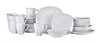 Open Box CANVAS Mercer 34pc Porcelain Dinnerware S