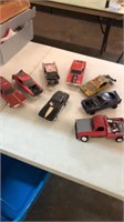 Lot of Diorama Junkyard Model Cars